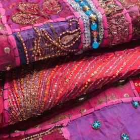 Tapis mural indien artisanal