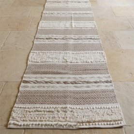 Tapis indien artisanal en coton