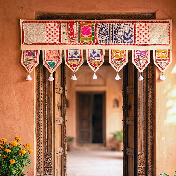Indian cotton vaner wall Toran