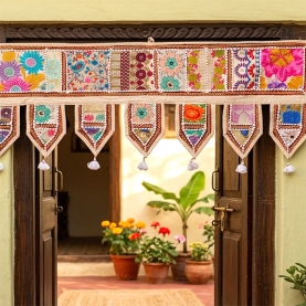 Indian cotton vaner wall Toran