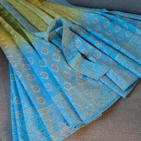 Indian printed cotton skirt