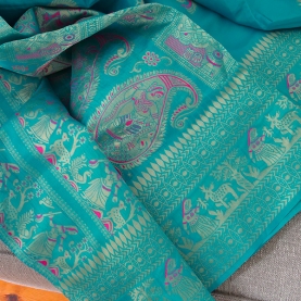 Indian satin saree