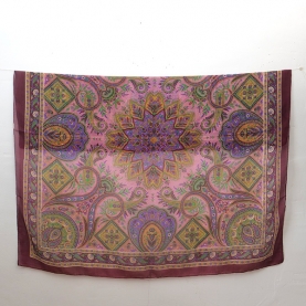 Indian handcrafted silk scarf