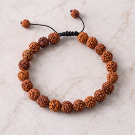 Bracelet Mala Rudraksha 21 graines - Protection