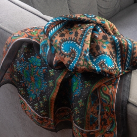 Foulard indien en soie chic