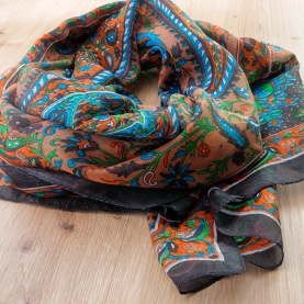 Foulard indien en soie