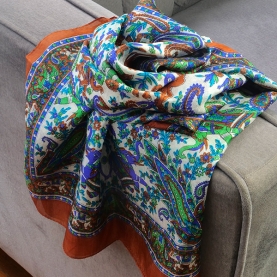 Indian silk scarf