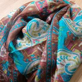 Indian silk scarf