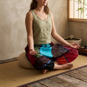 Nepalese cotton yoga pants
