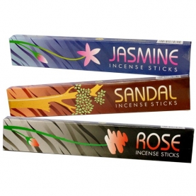 Incense sticks x3 Sandal Rose Jasmine