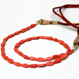Collier indien corail rose