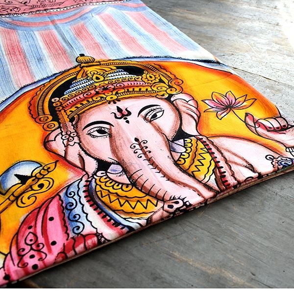 Poster Ganesh 50x70cm - Décor Hindouisme Brillant Doré