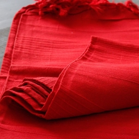 Indian sofa or bed cover mustard color