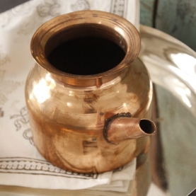 Indian copper jug Ram jhara